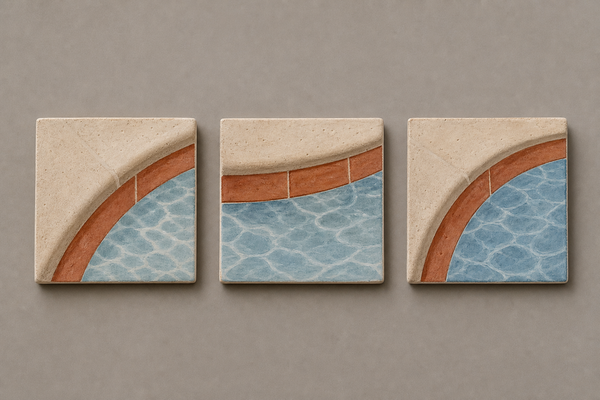 Coping Tile Triptych